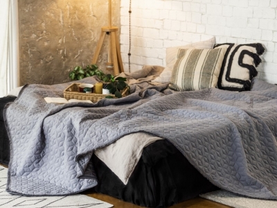 Однотонное покрывало Симфония Микрокоттон